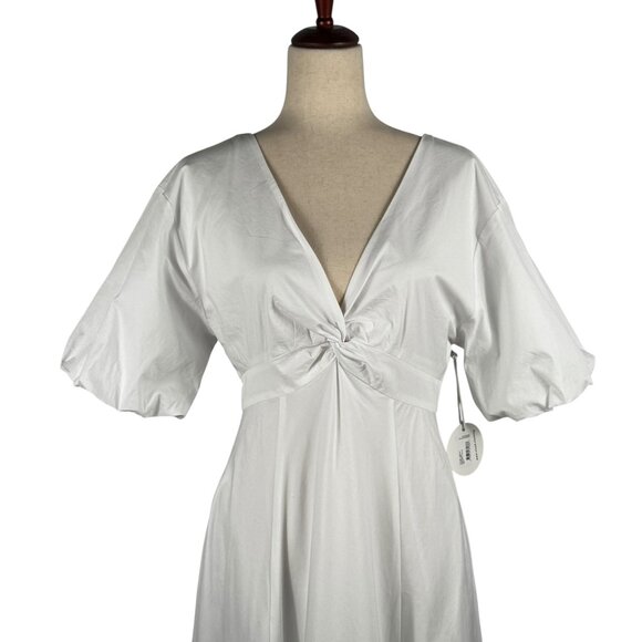 New with tags STAUD Finley Dress in White Size 4 - Picture 7 of 13